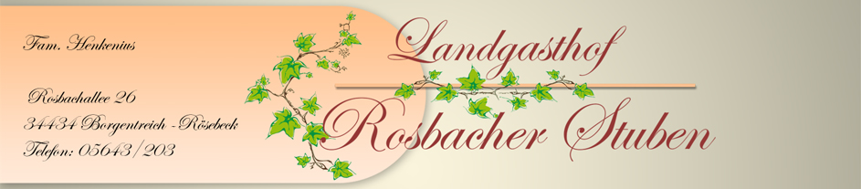 Landgasthaus Rosbacher Stuben